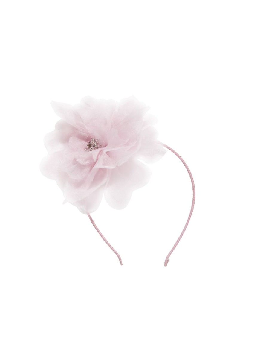 Girls Tutu du Monde  | Peony Headband Crystal Pink